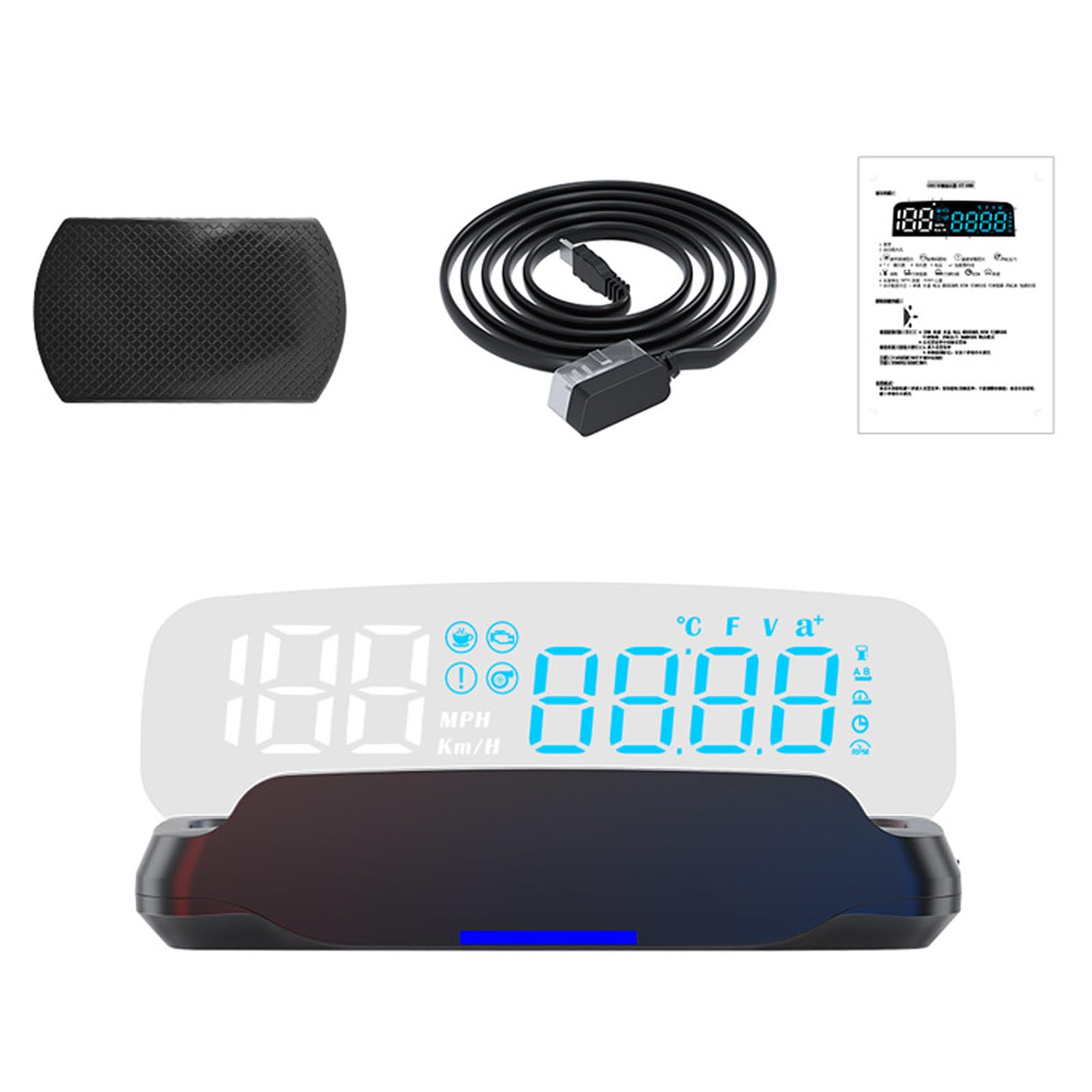 Psdndeww Advanced HUD Head Up Display Car Hud Head Up Display Fahrzeugzubehör Plastik Psdndeww Advanced HUD Head Up Display Car Hud Head Up Display Fahrzeugzubehör Plastik von Psdndeww