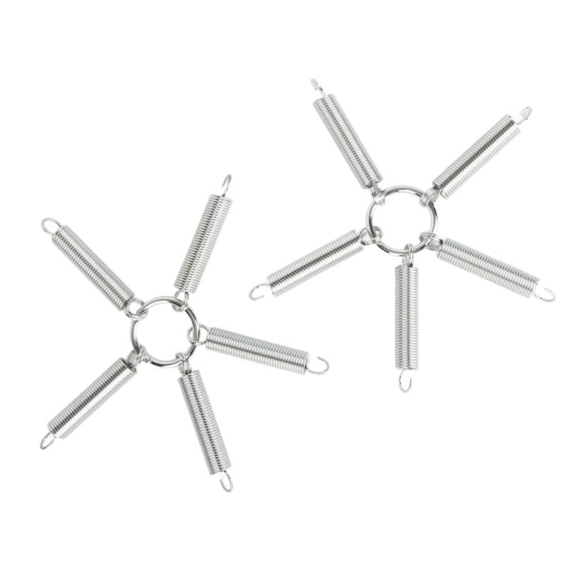 2pcs Edelstahl Reifenkettenspanner, 23 Cm Schneefräsen Schneepflugkettenspanner Schneereifen mit Hohem Genauigkeitsfederdurchmesser, Gartentraktorzubehör für von Pssopp