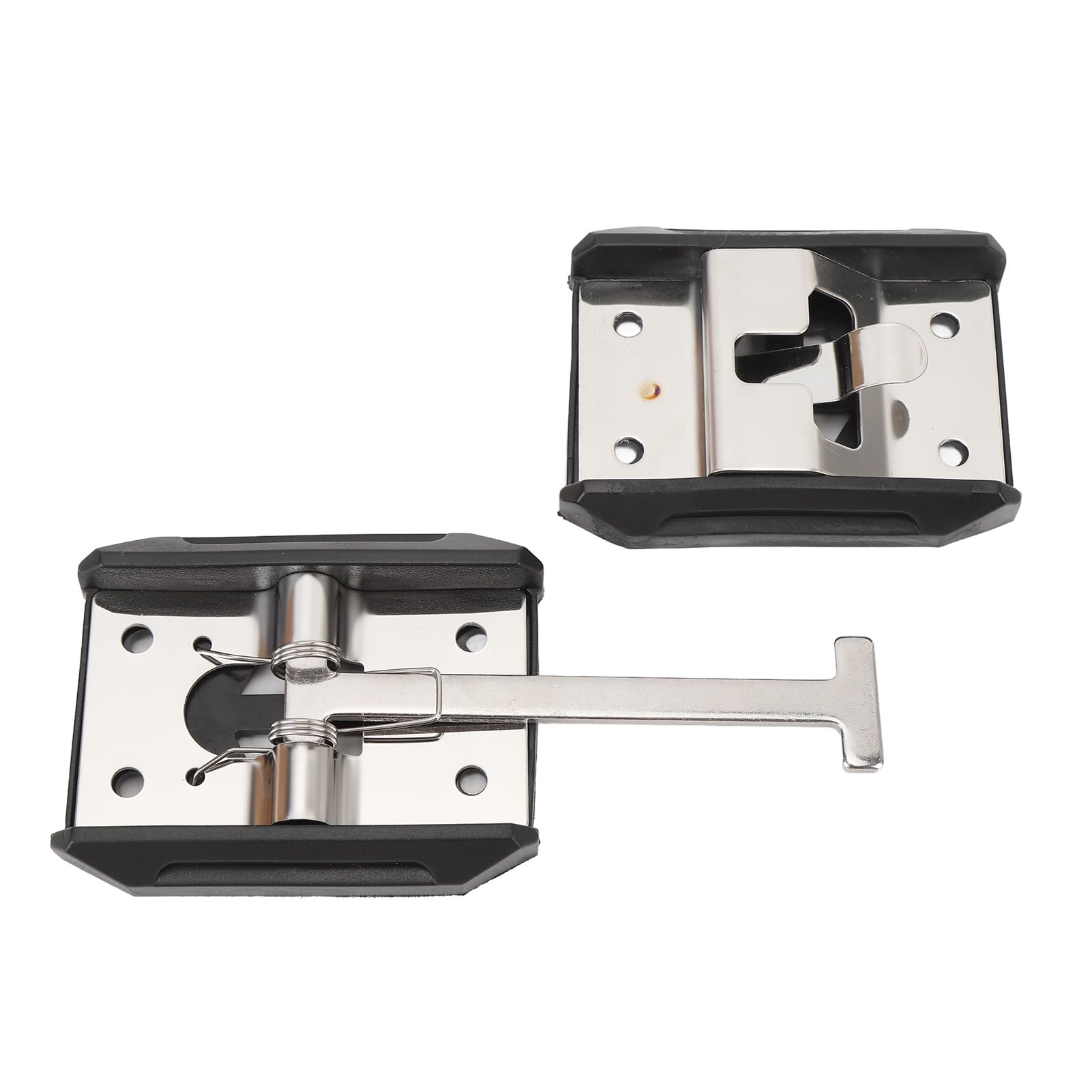 Pssopp RV -Anhänger -Türhalter mit Verbessertem Sicherheitsmerkmal, Edelstahlmaterial, Einfache Installation für Wohnmobile, Wohnmobile, Anhänger, Geeignet für Verschiedene Fahrzeuge (4inch) von Pssopp