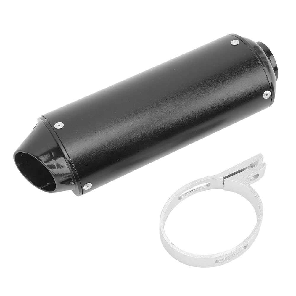Pit Bike Auspuff 32 Mm/1,3 Zoll Auspuffrohr Schalldämpfer Metall Auspuffendrohr Für 90 Cc 110 Cc 125 Cc 150 Cc 160 Cc ATV Pit Bike Schwarz Pit Bike Auspuff 32 Mm/1,3 Zoll Auspuffrohr Schalldämpfer Metall Auspuffendrohr Für 90 Cc 110 Cc 125 Cc 150 Cc 160 Cc ATV Pit Bike Schwarz von Psytfei