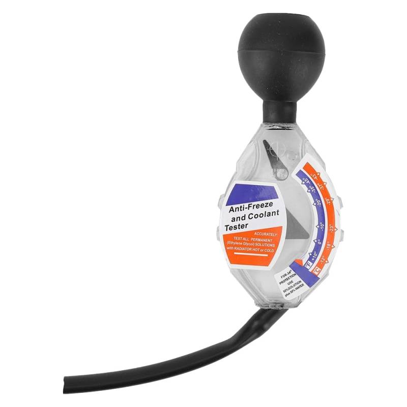 Psytfei Frostschutzprüfer Auto Kühlmitteltester ABS Qualitäts Zifferblatt Schnelltest Kühlwasser Frostschutz Tester Auto Frostprüfer Detektor Densitometer Zubehör von Psytfei