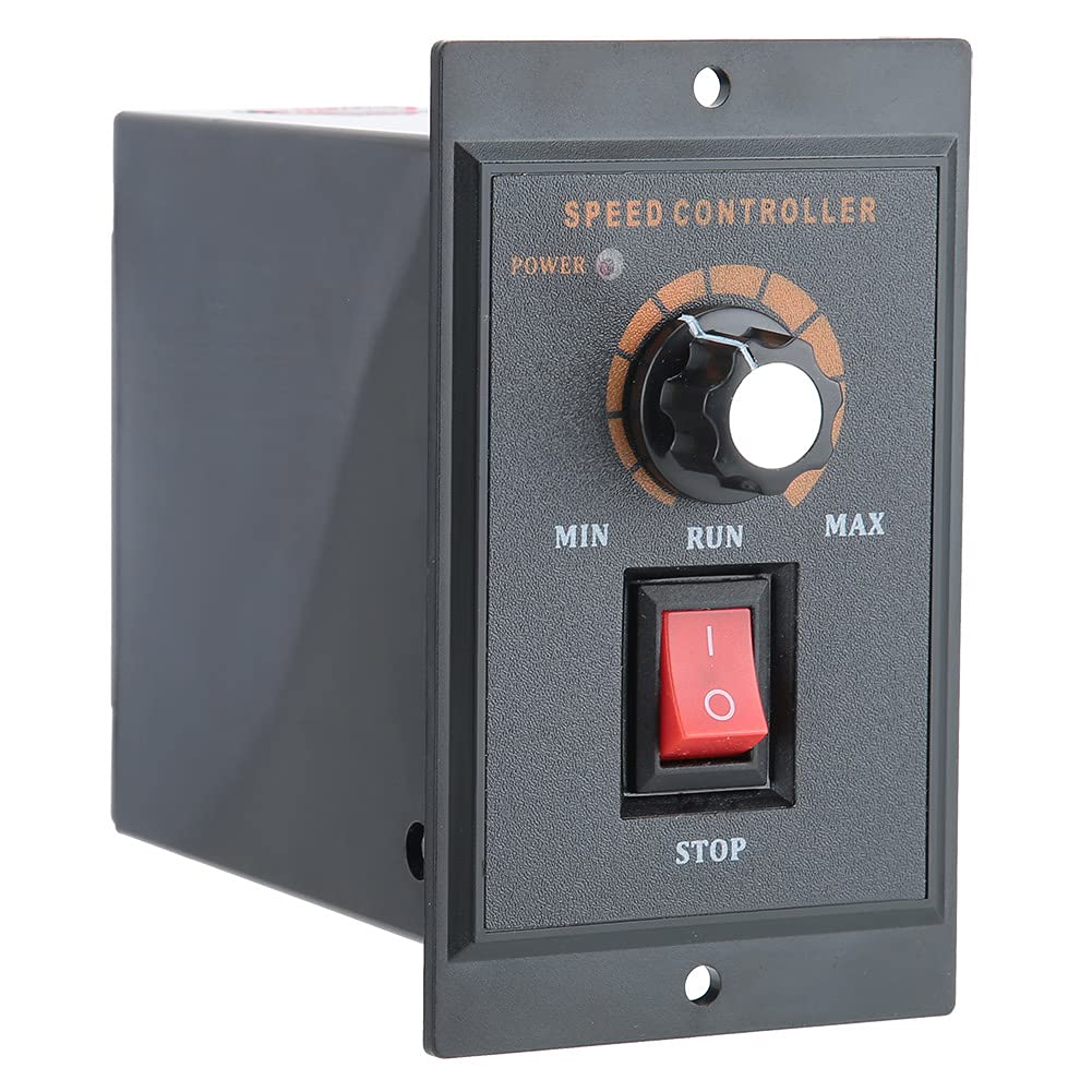 Speed Controller DC-51 Motor Speed Controller Switch ABS Housing Permanent Magnet Motor 220VAC Input Voltage 120W 2.2A Motor Speed Regulator (Output voltage 0-110VDC) von Psytfei