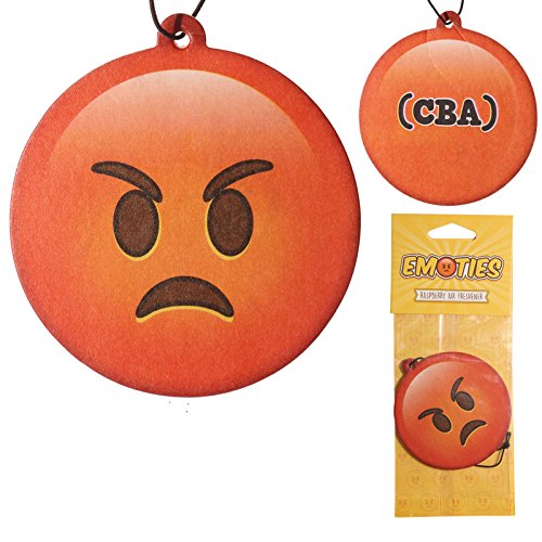 Puckator wütend Emoji Car Air Freshener Himbeere Puckator wütend Emoji Car Air Freshener Himbeere von Puckator
