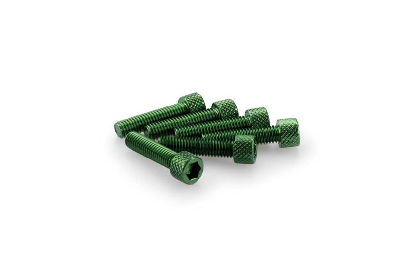 Puig 0544r Blister 6 Schrauben, M6, 25 mm, rot von Puig