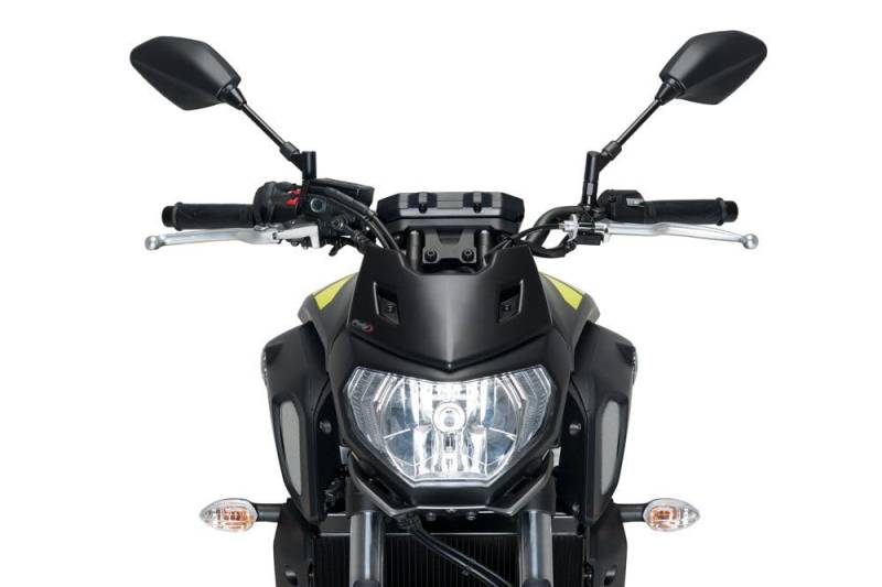 Puig Windschutzscheibe Naked New Generation Sport Plus 1439J für Yamaha MT-07 18'-19', Mattschwarz von Puig