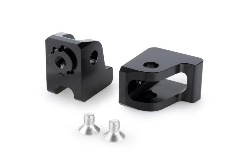 Puig 20387N Adapter Fußrasten- Gummipad "Adjustierbar Rider" Schwarz von Puig