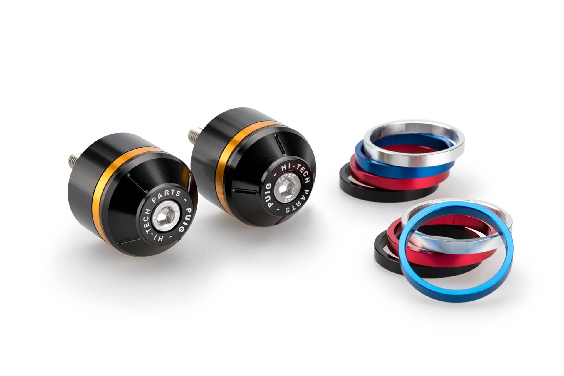 Puig 20720N Kurze Lenkerendgewichte mit Ring Schwarz Puig 20720N Kurze Lenkerendgewichte mit Ring Schwarz von Puig
