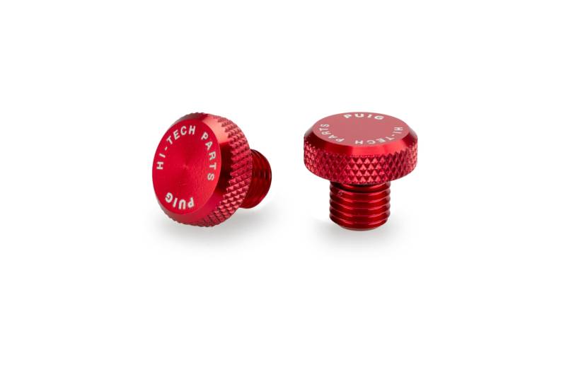 Puig 21804R Kopfschraube für Spiegelbefestigungsloch Rot von Puig
