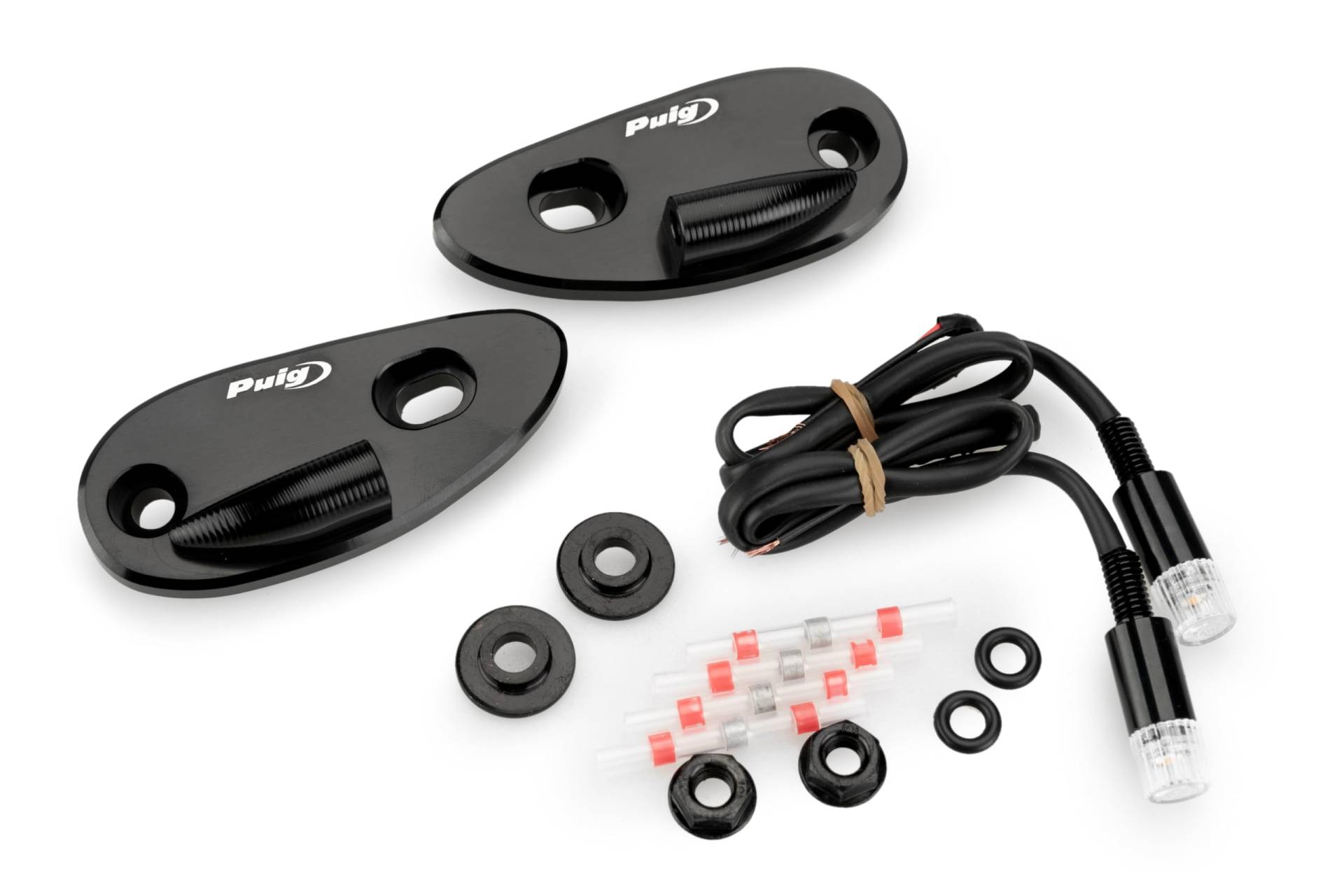 Puig 22043N Rückspiegel Kappen mit Tab Blinkerset Schwarz Puig 22043N Rückspiegel Kappen mit Tab Blinkerset Schwarz von Puig