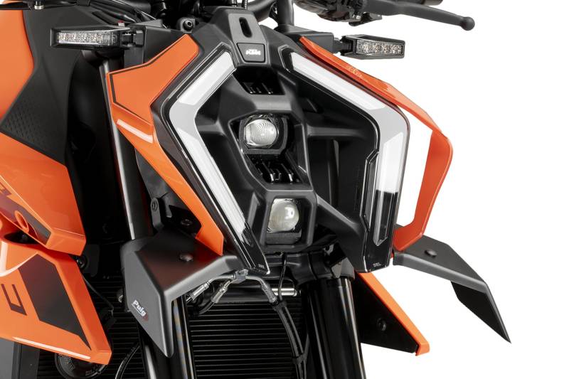 Puig 22178J Frontspoiler Downforce Naked für mehr Stabilität und Aerodynamik, Mattschwarz von Puig