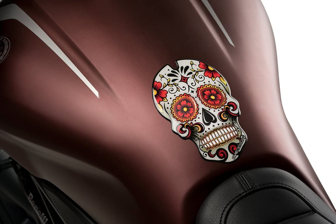 Puig 3673R Tankprotektor Modell Skull Rot Puig 3673R Tankprotektor Modell Skull Rot von Puig