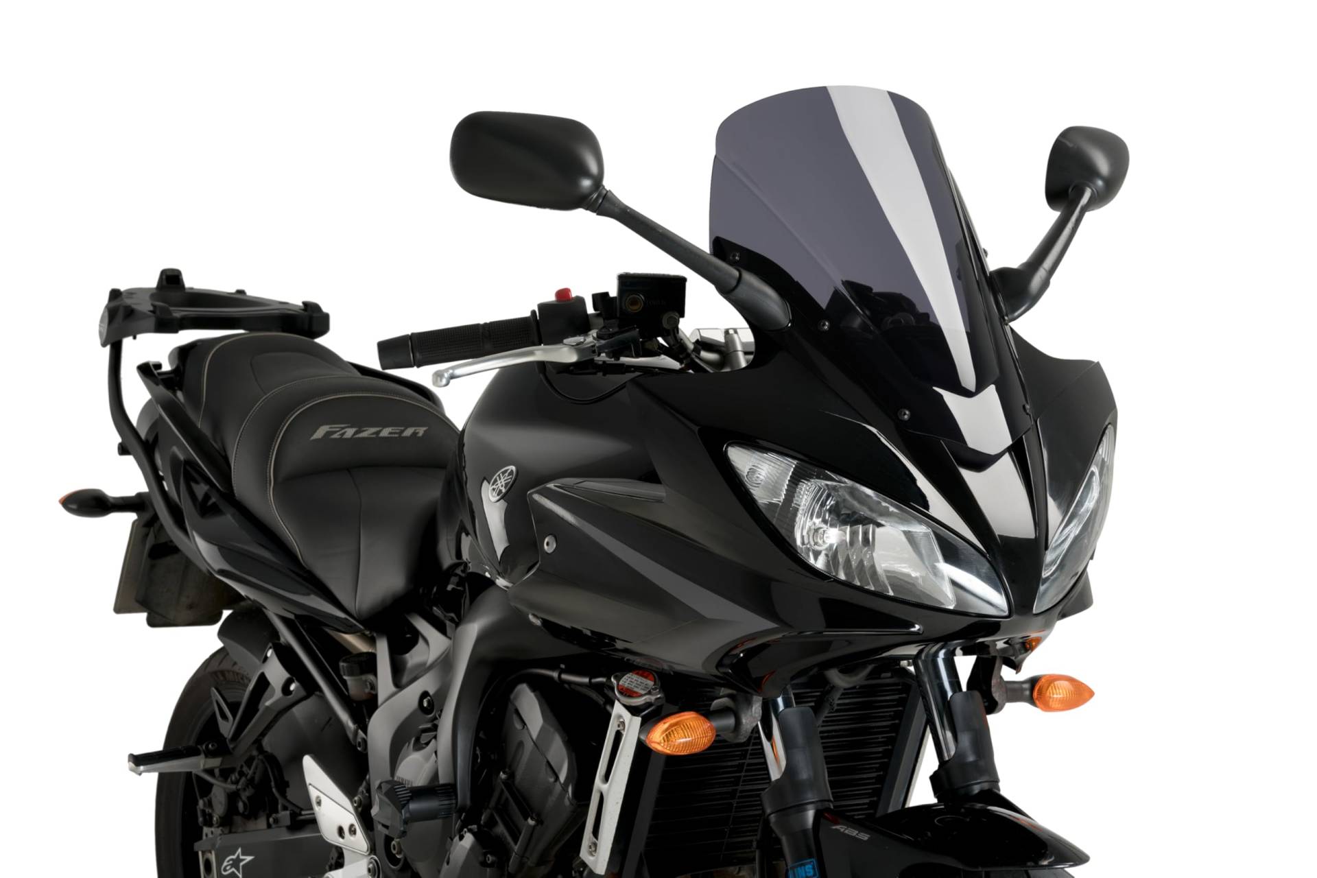 Racing-Windschild Puig Referenz 4366F in Dunkelrauch mit doppelter Höhe und widerstandsfähigen Materialien für bessere Leistung und sportliches Design am Motorrad Racing-Windschild Puig Referenz 4366F in Dunkelrauch mit doppelter Höhe und widerstandsfähigen Materialien für bessere Leistung und sportliches Design am Motorrad von Puig