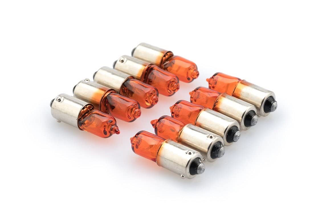 Puig 4596T Amber Glühbirne für Blinker Star Model 12V-6W, 10 Set von Puig