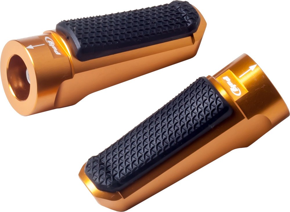 Puig 7318o Spiel Estriberas Racing, Gummi Seite Links/rechts, Gold Puig 7318o Spiel Estriberas Racing, Gummi Seite Links/rechts, Gold von Puig