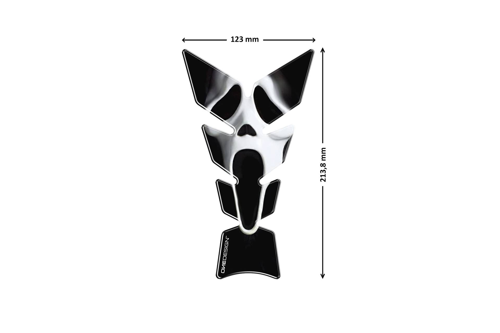 Puig 9602N Tankprotektor Modell Scream Schwarz Puig 9602N Tankprotektor Modell Scream Schwarz von Puig
