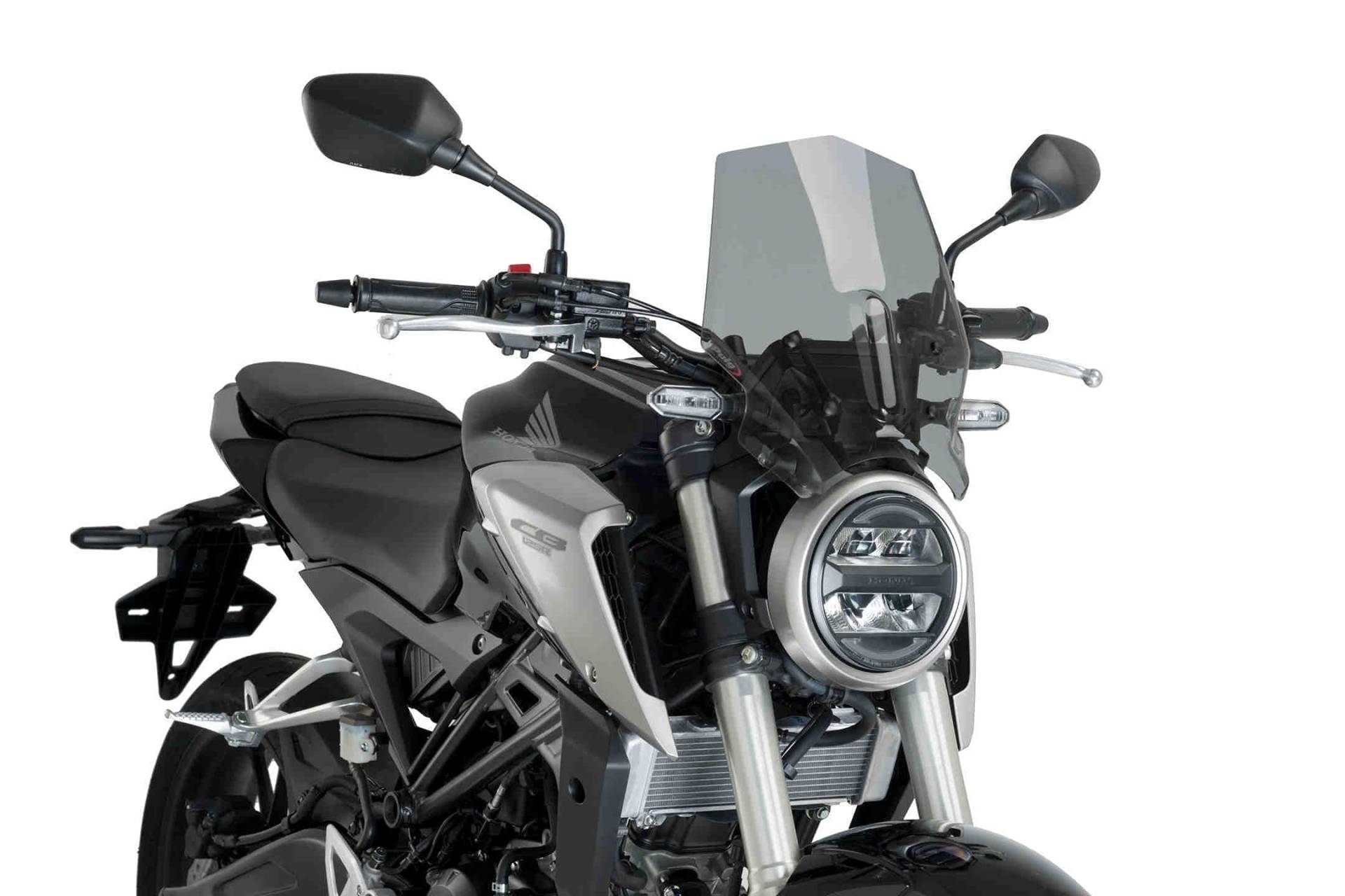 Windschutzscheibe Naked New Generation Sport Puig 9734H für Honda CB125R Neo Sport Café 18'-19', Honda CB300R Neo Sport Café 18'-19' Windschutzscheibe Naked New Generation Sport Puig 9734H für Honda CB125R Neo Sport Café 18'-19', Honda CB300R Neo Sport Café 18'-19' von Puig