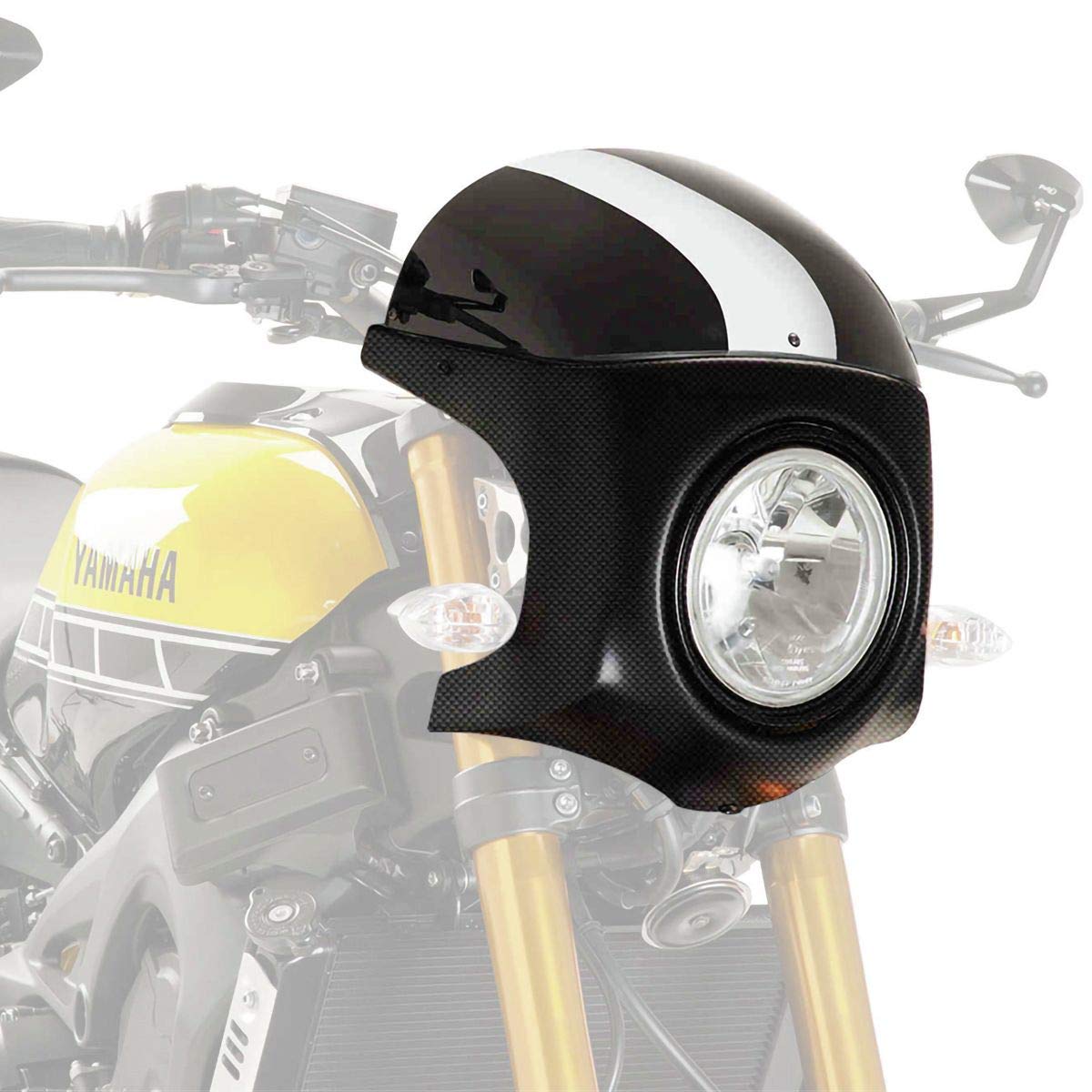 Puig Retro-Verkleidungscheibe Kohlenstoff Windschutz Scheibe 9516N Puig Retro-Verkleidungscheibe Kohlenstoff Windschutz Scheibe 9516N von Puig