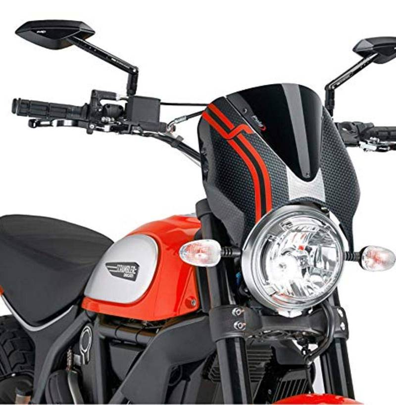 Puig Retrovision 8192N Icon/Classic/Full Throttle 15', Ducati Scrambler Sixty2 16'-19' von Puig