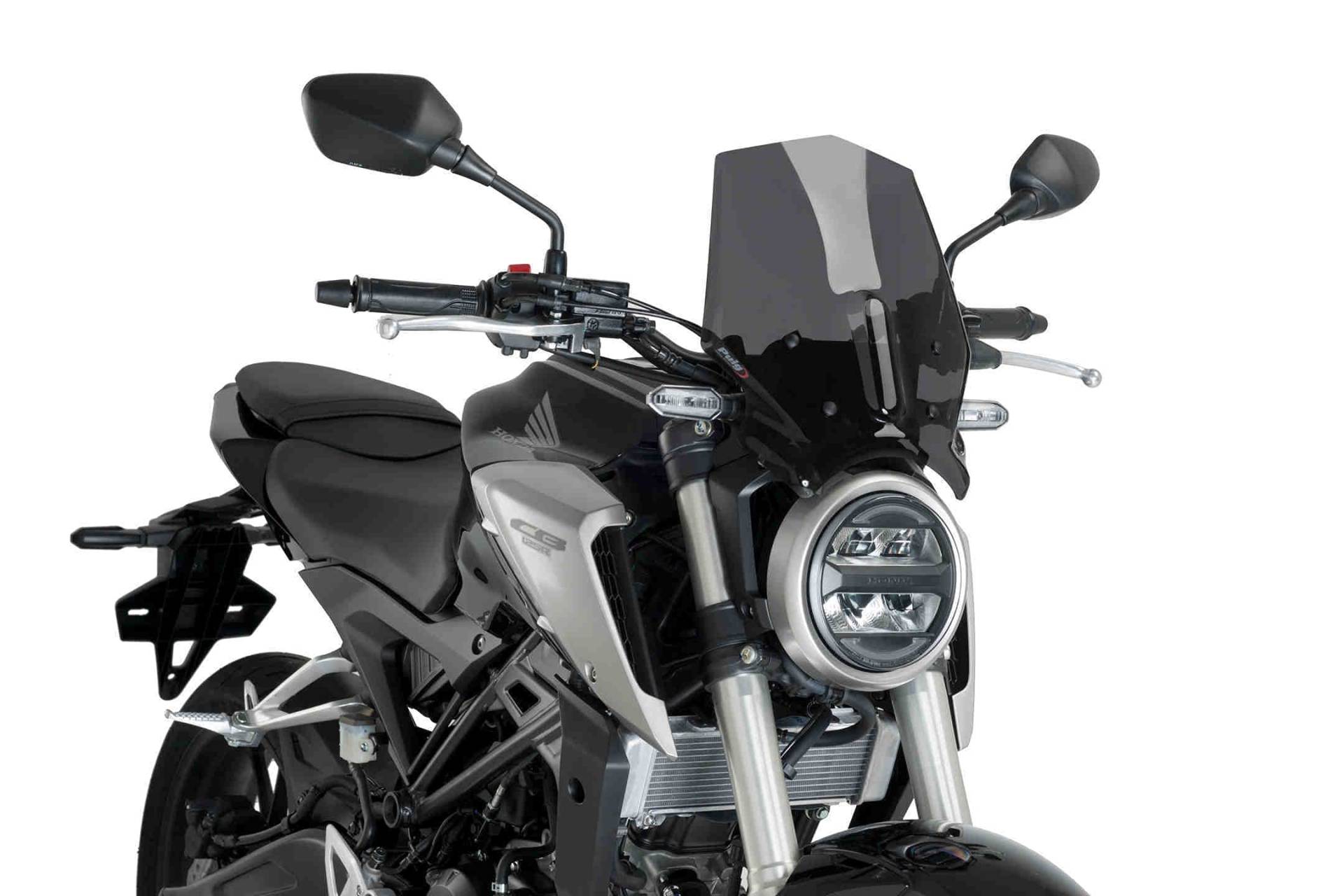 Puig Windschutzscheibe Naked New Generation Sport 9734F für Honda CB125R Neo Sport Café 18'-19', Honda CB300R Neo Sport Café 18'-19' Puig Windschutzscheibe Naked New Generation Sport 9734F für Honda CB125R Neo Sport Café 18'-19', Honda CB300R Neo Sport Café 18'-19' von Puig