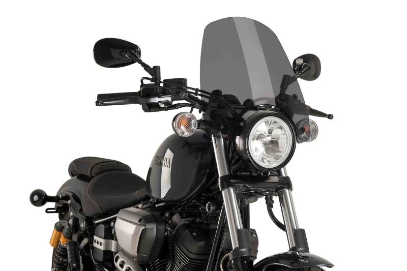 Puig Windschutzscheibe Naked New Generation Touring 9438F für Yamaha XV950 14'-19', Yamaha XV950R 14'-19' von Puig