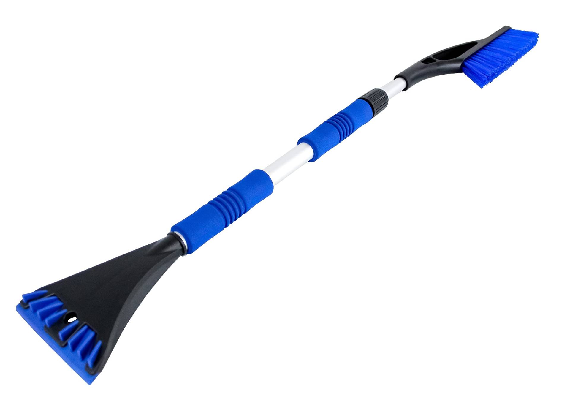 Pullach Hof Eiskratzer mit Schneebesen mit Schaumstoffgriff ausziehbar von 89cm auf 117cm, stabil, Besenfläche 23cm, Eiskratzer ca. 11cm breit Pullach Hof Eiskratzer mit Schneebesen mit Schaumstoffgriff ausziehbar von 89cm auf 117cm, stabil, Besenfläche 23cm, Eiskratzer ca. 11cm breit von PGONA