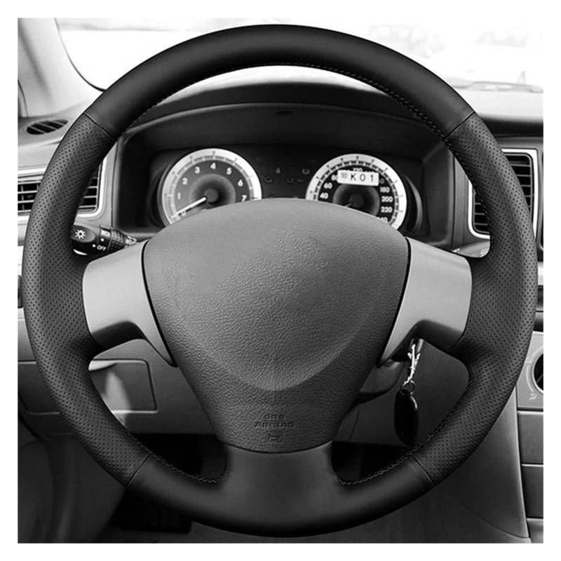 Punxdda Auto Lenkradbezug Für Toyota Corolla Matrix Auris 2006-2010, Universal, Leder, Schwarz von Punxdda