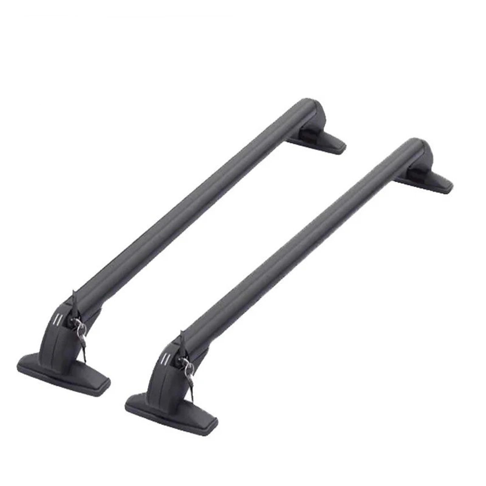 Dachgepäckträger 1 Paar Universal Fahrzeug Auto Dach Rack Schiene Bar Gepäck Träger Mit Schloss Horizontale Bar Rahmen Dachgepäckträger Querträge(E) von Punxdda