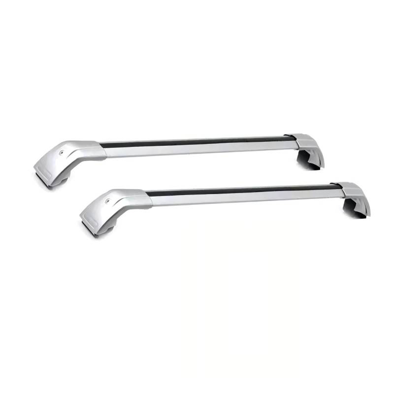 Dachgepäckträger Für Cadillac Für XT5 2016-2023 2PC Querstangen Gepäckträger Dachträger Schienenträger Abschließbare Frachtstangen Dachgepäckträger Querträge(Sliver) von Punxdda