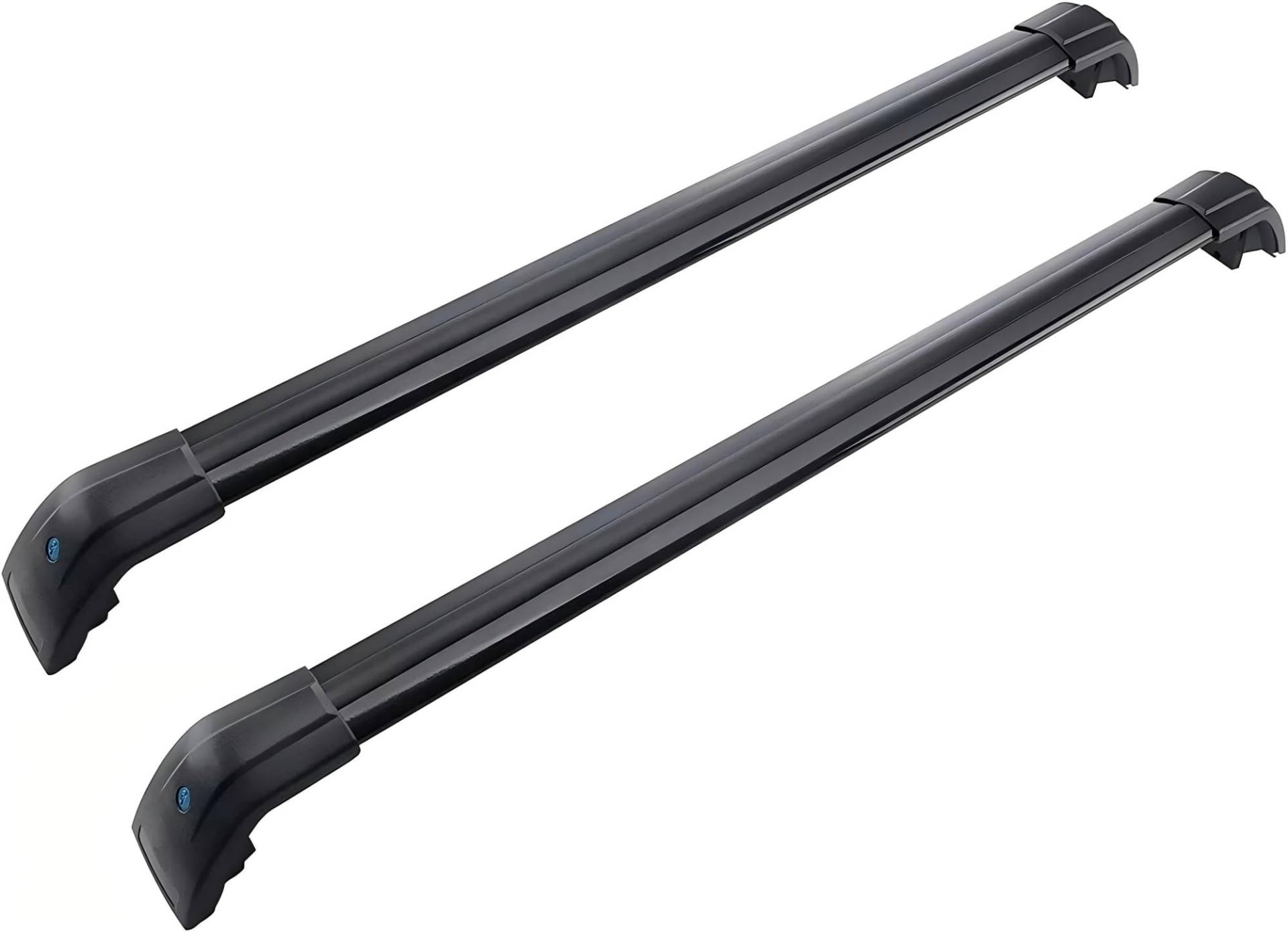 Dachgepäckträger Für Geely Für Monjaro 2021-2025 Querlatte Gepäckträger Dachträger Schiene Träger Abschließbar 2PCS Aluminium Dachgepäckträger Querträge(Schwarz) von Punxdda