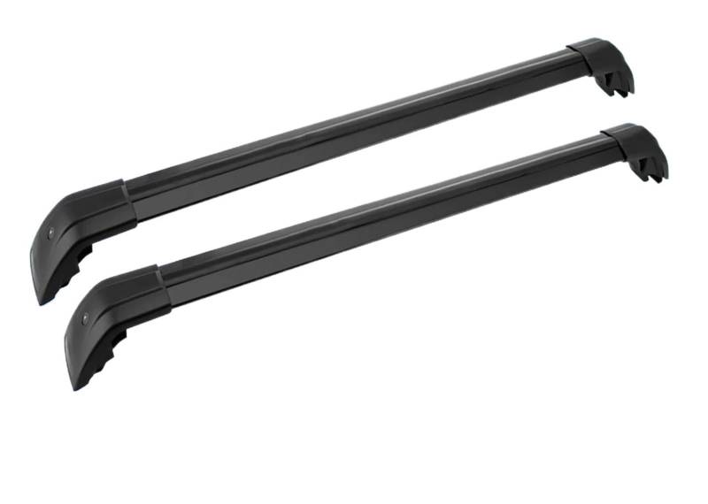 Dachgepäckträger Für Kia Für Sorento Für MQ4 2021-2024 2PCS Dachrelingträger Querstangen Abschließbare Aluminiumlegierung Dachgepäckträger Querträge(Biack) von Punxdda