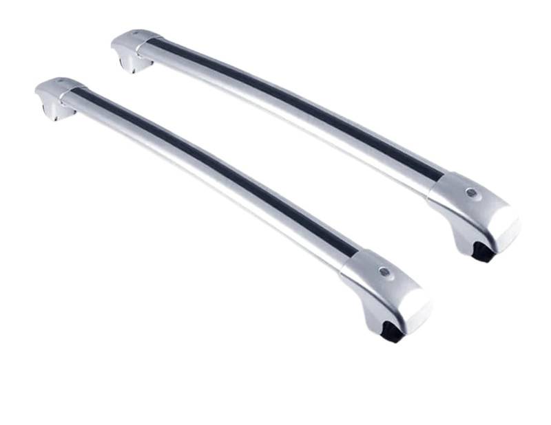 Dachgepäckträger Für MG Für ZS Für ZST 2017-2024 2 STÜCKE Querträger Dachreling Abschließbare Aluminiumlegierung Dachgepäckträger Querträge(Silber) von Punxdda