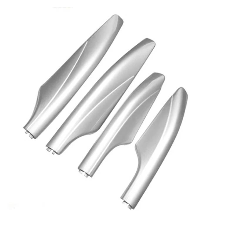 Dachgepäckträger Für Nissan Für Patrol Für Y62 2010-2018 Silber ABS Dachträger Bar Schienenendabdeckung 4St Dachgepäckträger Querträge von Punxdda