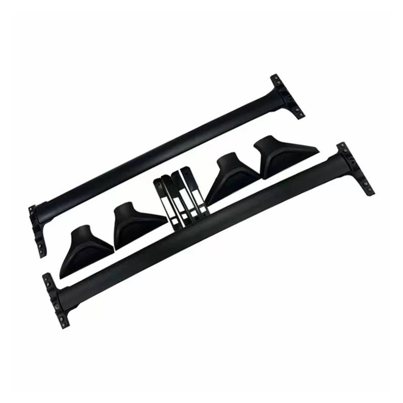 Dachgepäckträger Für Toyota Für BZ4X 2023 2024 2Pcs Aluminium Dach Schiene Rack Kreuz Bars Querlatte Träger Dachgepäckträger Querträge(2) von Punxdda