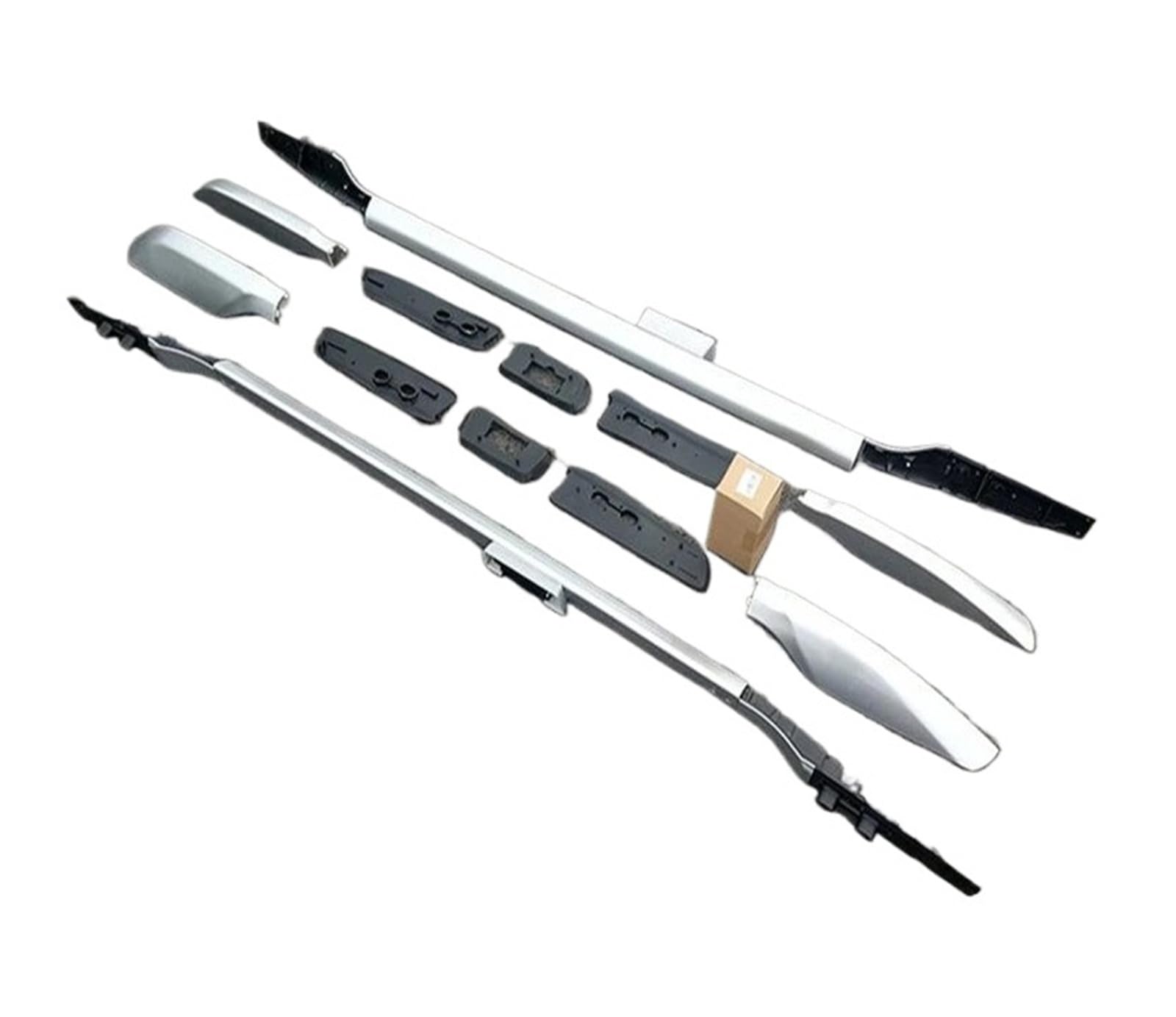 Dachgepäckträger Für Toyota Für Land Für Cruiser Für Prado 150 2018-2021 Schienen Bar Gepäckträger Bars Bar Racks Schiene Dachgepäckträger Querträge(Silber) von Punxdda