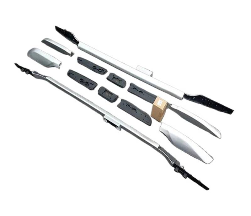 Dachgepäckträger Für Toyota Für Land Für Cruiser Für Prado 150 2018-2021 Schienen Bar Gepäckträger Bars Bar Racks Schiene Dachgepäckträger Querträge(Silber) von Punxdda