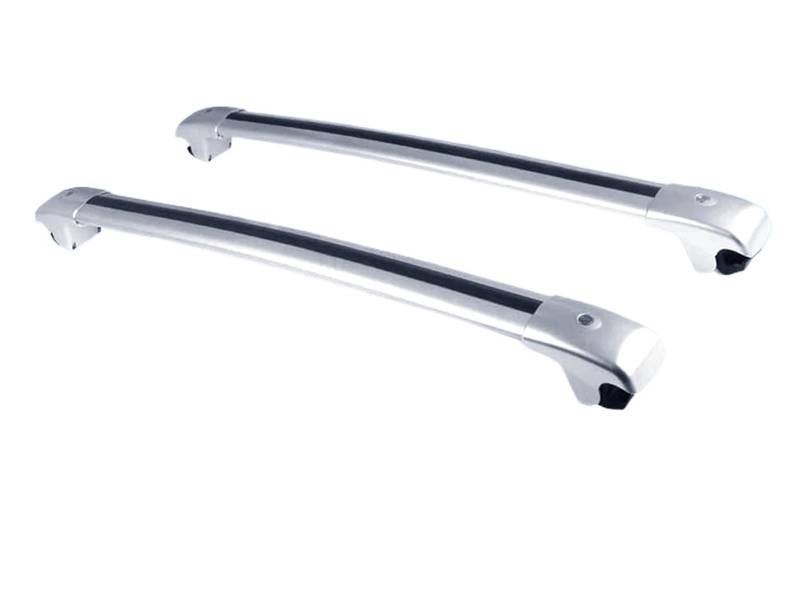 Dachgepäckträger Für X7 Für G07 2018-2024 2PCS Dachrelingträger Querträger Querträger Abschließbare Aluminiumlegierung Dachgepäckträger Querträge(Silber) von Punxdda