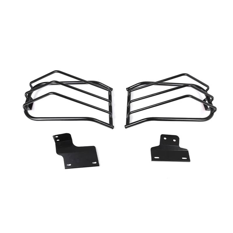 Scheinwerfer Shell Lampenschirm Für Toyota FJ Für Cruiser 2007-2021 Auto Front Scheinwerfer Dekoration Schutz Abdeckung Auto Rücklicht Trim Abdeckung Styling Zubehör Auto Scheinwerferabdeckung(Rear li von Punxdda