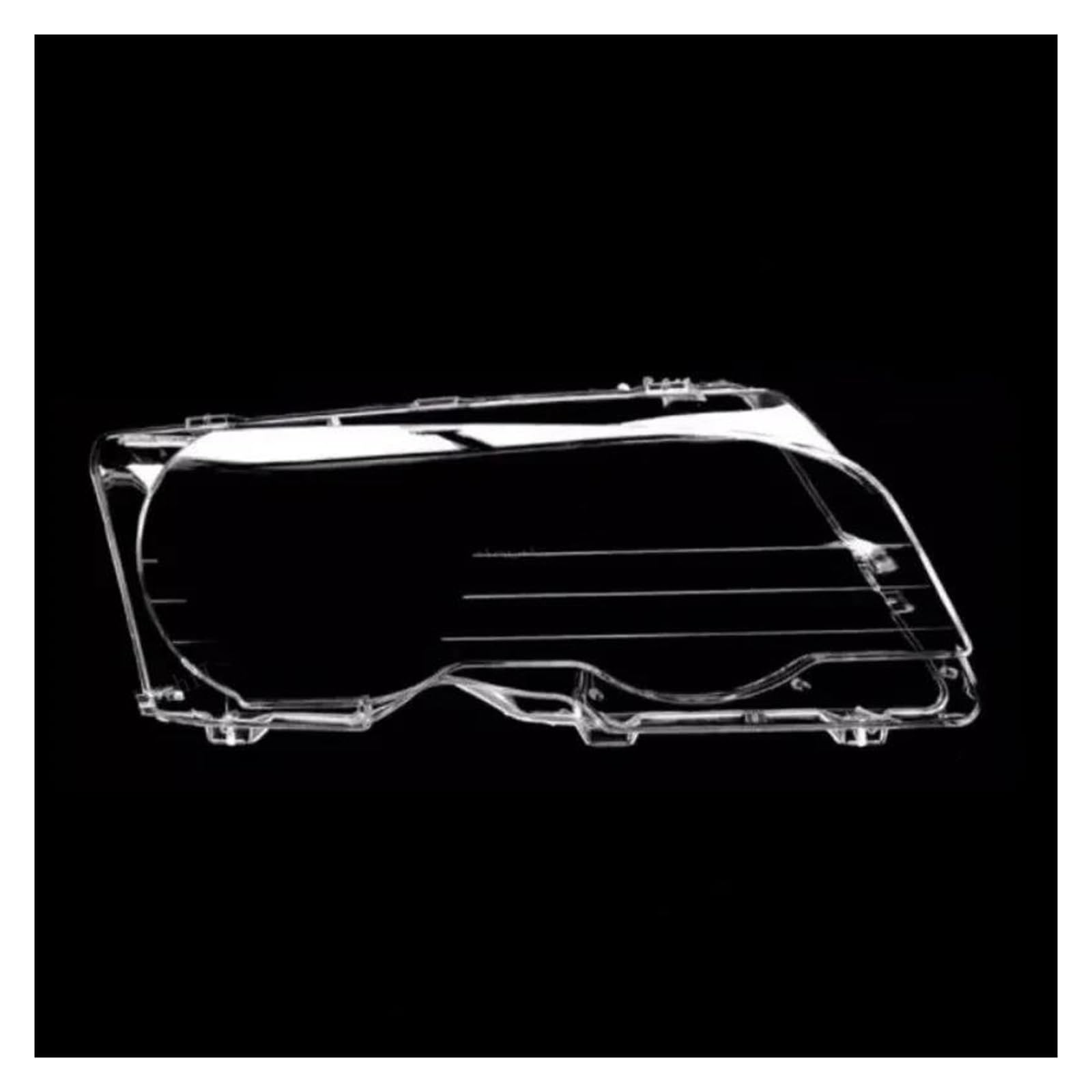 Scheinwerferglas Für E46 Coupe Für Cabrio Vor-Facelift 1999-2003 Für M3 2000-2006 Auto Front Scheinwerfer Objektiv Shell Abdeckung Scheinwerfer Streuscheibe(Right) von Punxdda