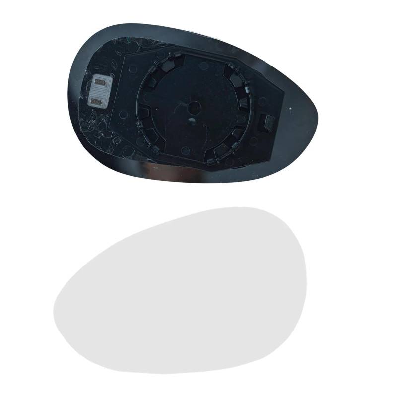 Spiegelglas Heizbar Für FIAT 500 500C 2007-2023 Rechts/Links Seite Spiegel Rückspiegel Objektiv Assessory Beheizte Wasserdicht Anti Glare Große Vision Außenspiegel Glas(Left) von Punxdda
