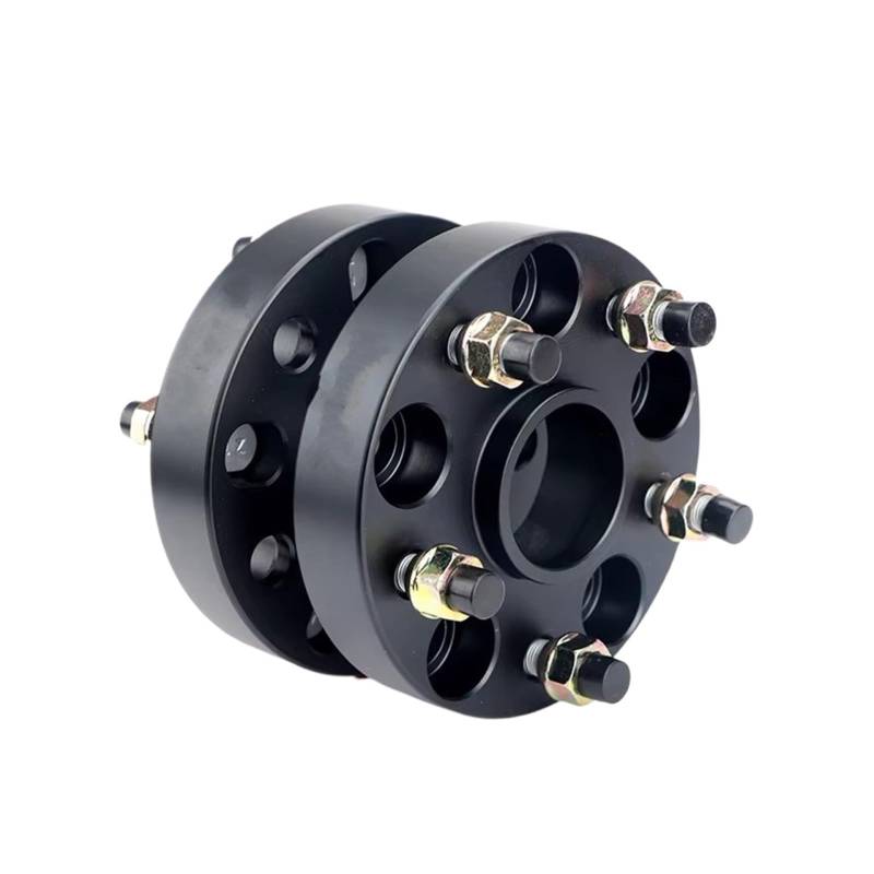 Spürverbreiterung 2 Stück 25/30/35/40/50/60 Mm Spurverbreiterungsadapter 5 Lug Anzug Für PCD 5 X 160 CB = 651 Mm M14 X 15 14 X 20 Distanzscheibe Räder(60mm Black M14x2.0) von Punxdda