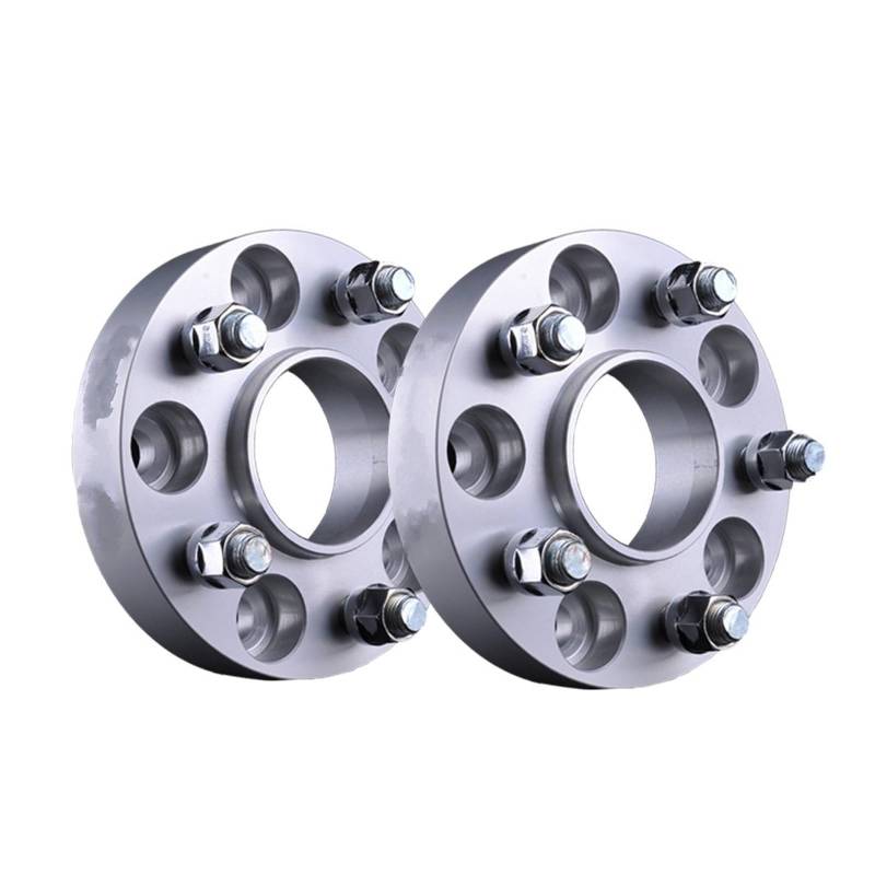 Spürverbreiterung 2 Stück 35 Mm/40 Mm 5 X 114.3 60.1 Bis 5 X 114.3 60.1 Spurverbreiterungen Geschmiedeter 7075-T6-Aluminium-Adapter Distanzscheibe Räder(2pcs 45mm silver) von Punxdda