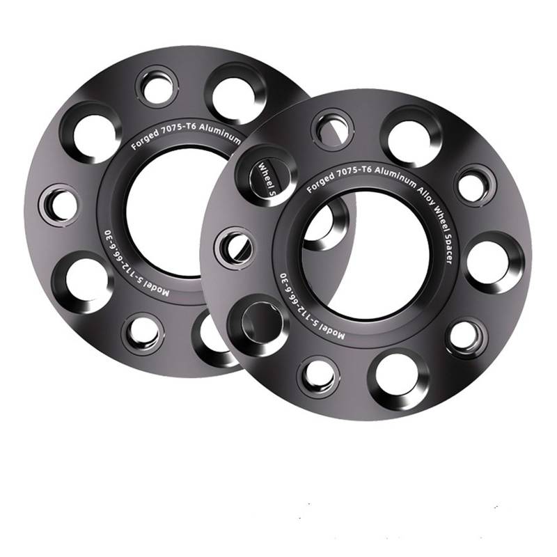 Spürverbreiterung Für Für Sprinter 2005 2 Stück 5x130 CB 84.1 Mm M14 * 1.5 Flanschplatte T6-7075 Spurverbreiterungen Nabenverbreiterter Adapter Distanzscheibe Räder(2pcs Spacer 50mm-BK) von Punxdda