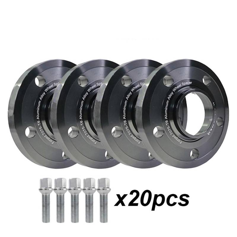 Spürverbreiterung Für GWM Für Hongqi Für E-HS9 Für HS7 2PCS 5x130 CB 71,6 M14 X 1,5 Spurverbreiterungen Aluminium Nabe Verbreiterter Adapter Distanzscheibe Räder(4pcs 20mm-AD) von Punxdda