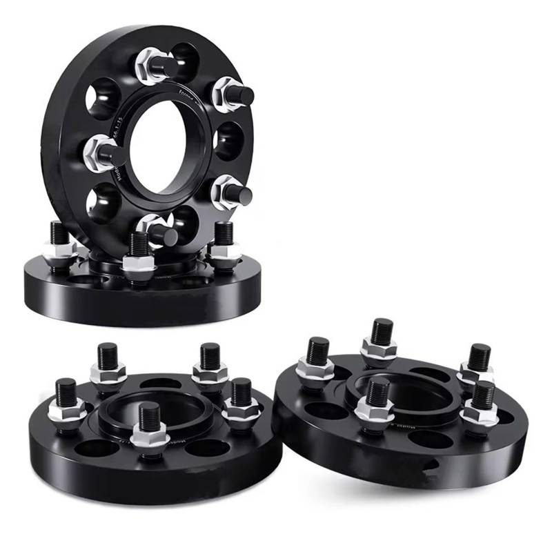 Spürverbreiterung Für Sitz Für Ateca 2/4PCS 5x11 2 57,1 M14 X 1,5 T6-7075 Spurverbreiterungen Aluminium Legierung Nabe Verbreiterten Adapter Distanzscheibe Räder(4pcs Spacer 25mm) von Punxdda