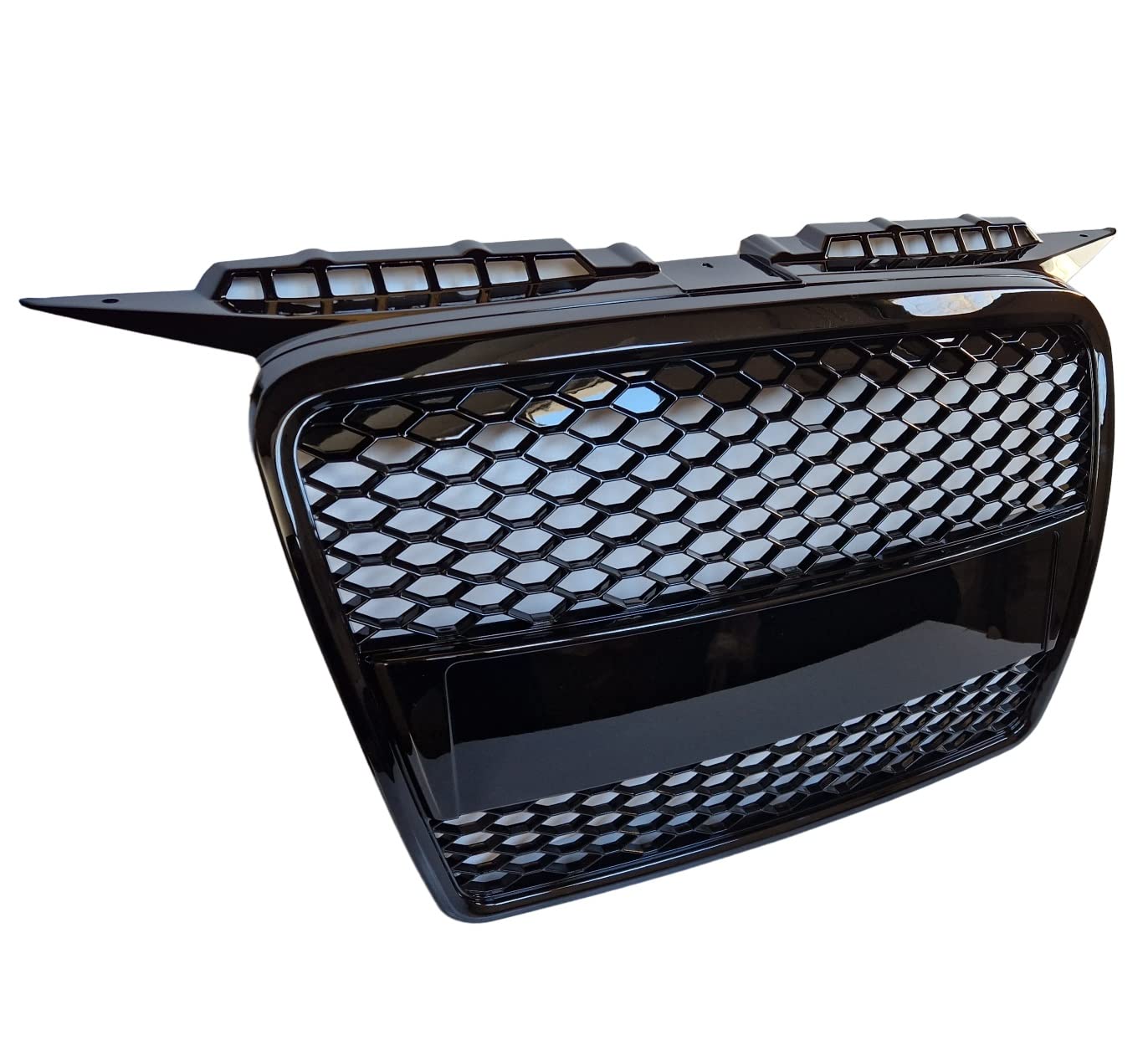 Premium Kühlergrill Grill Frontgrill passend für A3 8P 05-08 schwarz Kühler Waben von Pure Cardesign