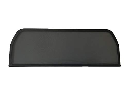 PureWind Windschott kompatibel mit Alfa Romeo Fastback Spider 105 115 Baujahr 1964-1994 (Schwarz) - Windschott Universal mit Anbaumaterial von PureWind