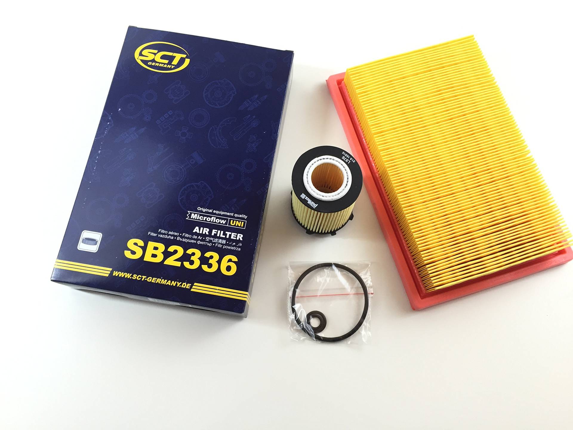 ÖLFILTER INKL. DICHTUNG + LUFTFILTER W205 S205 C 180 C 200 W212 E 200 NGT 156 PS von Purflux + SCT GERMANY