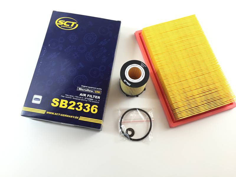 ÖLFILTER INKL. DICHTUNG + LUFTFILTER W205 S205 C 180 C 200 W212 E 200 NGT 156 PS von Purflux + SCT GERMANY