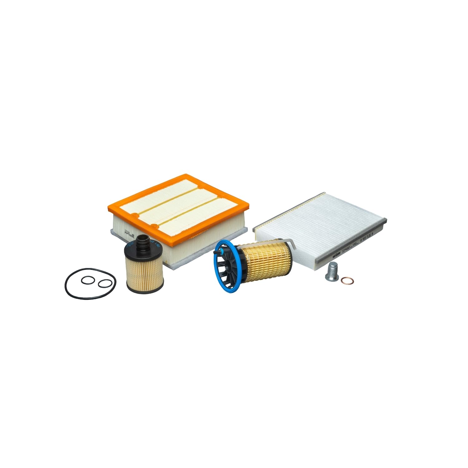 PURFLUX KIT18 Filterset Filtersatz 380mm 255mm 230mm 24mm 66mm Blisterpack von Purflux