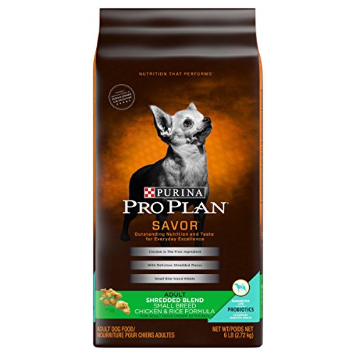 Purina Pro Plan Dry Dog Food, Savor, Shredded Blend Adult Small Breed Chicken & Rice Formula, 6-Pound Bag by Purina Pro Plan von Purina Pro Plan
